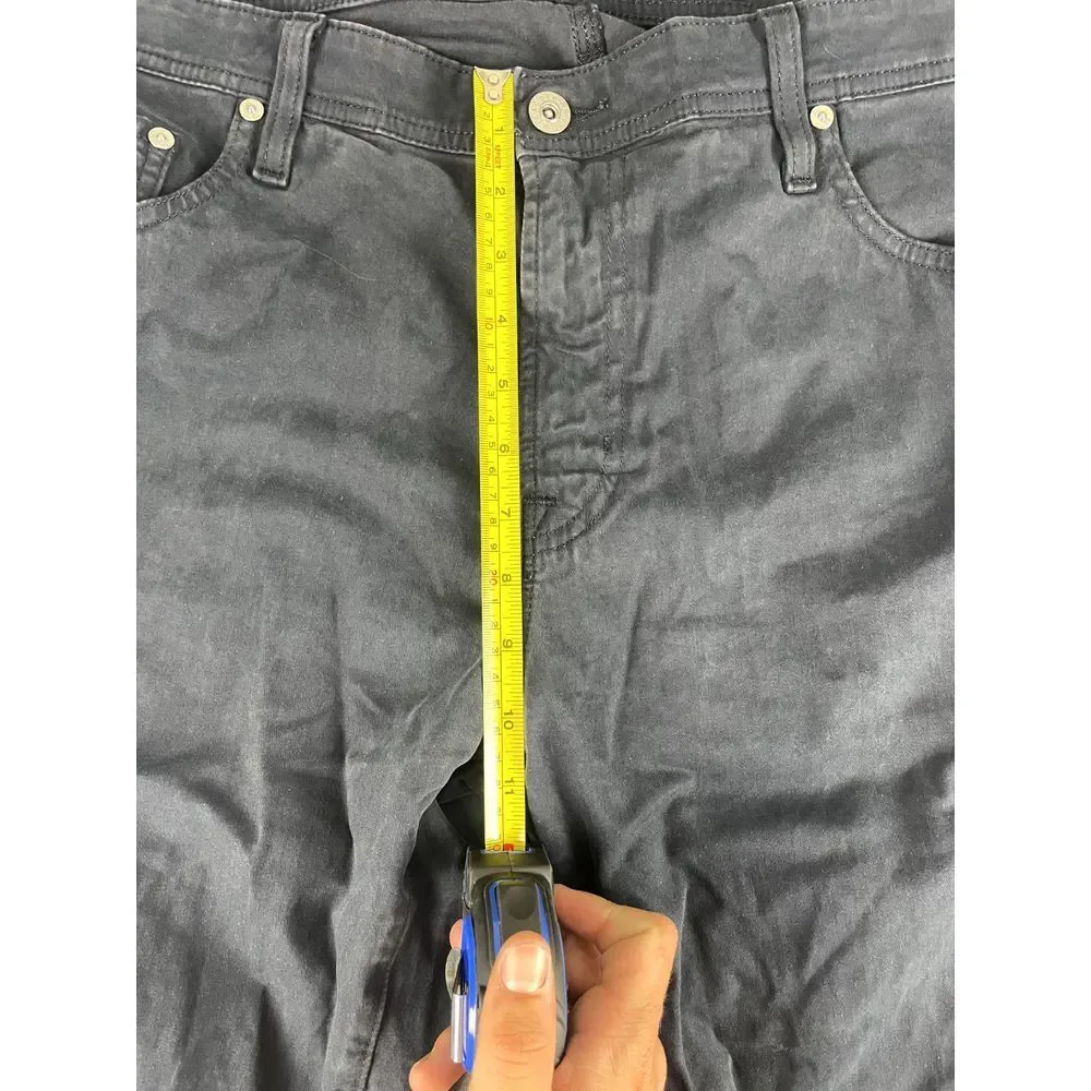 Adriano Goldschmied Jeans Mens 38x28* Tellis Modern Slim Skinny Bootcut Black AG